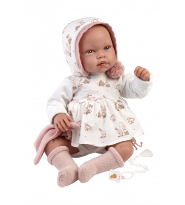 Attēls no Lelle Tala 44 cm (raud, runā, ar mānekli, mīkstais ķermenis) Spānija LL84468