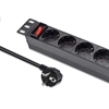 Picture of Listwa zasilająca PDU do RACK 10" | 1U | 16A | 4xSchuko | 1.8m 