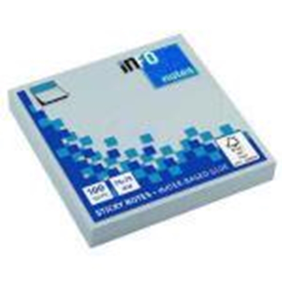 Picture of Līmlapiņas INFO 75x75mm zilas 100 lapas