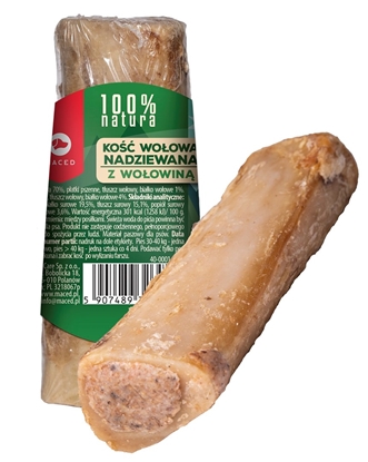 Attēls no MACED Bone stuffed with beef - chew for dog - 150g