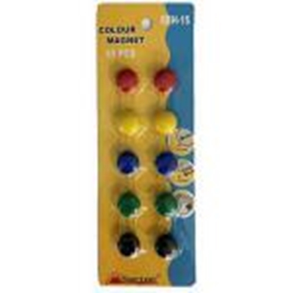 Picture of Magnēti 15 mm,  10gab. asorti CN