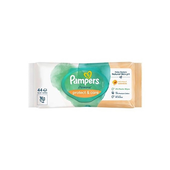 Изображение Mitrās salvetes Pampers Harmonie Calendula PF 44gab.