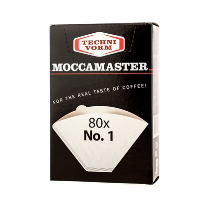 Picture of MOCCAMASTER Paper coffee filters Nr 1 disposable 80 pc(s)