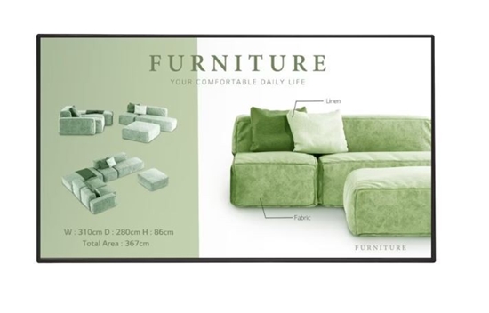 Picture of Monitor wielkoformatowy 65UM5N-H 500cd/m2 UHD 24/7