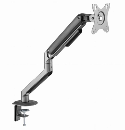 Attēls no Monitora stiprinājums Gembird Desk Mounted Adjustable Monitor Arm Space Grey