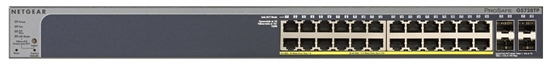 Picture of Netgear GS728TP Vadīts L2/L3/L4 Gigabit Ethernet (10/100/1000) Power over Ethernet (PoE) Pelēks