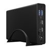 Picture of Obudowa IB-382H-C31 2,5/3,5 HDD z wbudowanym HUB 1xUSB-C, 2xUSB -A,  12V2A
