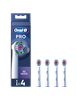 Picture of Oral-B | Replaceable toothbrush heads | EB18-4 3D White Pro | Heads | For adults | Number of brush heads included 4 | White