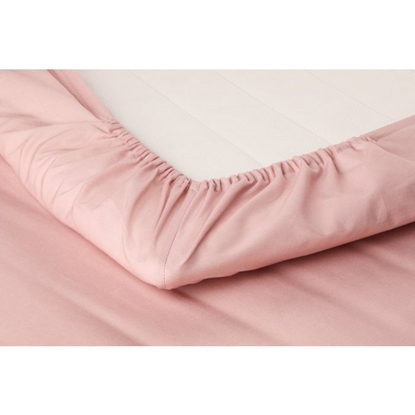 Attēls no Palags ar gumiju 4Living 120x200+25cm light rozā