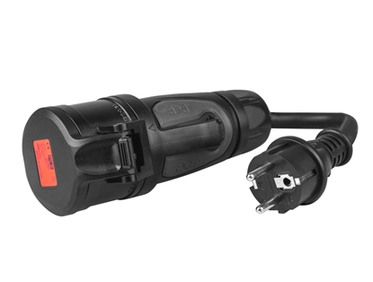 Изображение Przejściówka Adapter siłowy CEE 16A 400V 5P do Schuko 230V