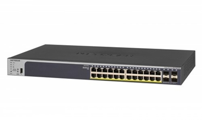 Изображение Netgear GS728TPP Vadīts L2/L3/L4 Gigabit Ethernet (10/100/1000) Power over Ethernet (PoE) Pelēks
