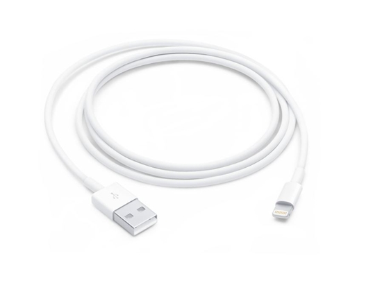 Picture of Kabelis Apple Lightning Male - USB-A Male 1m White