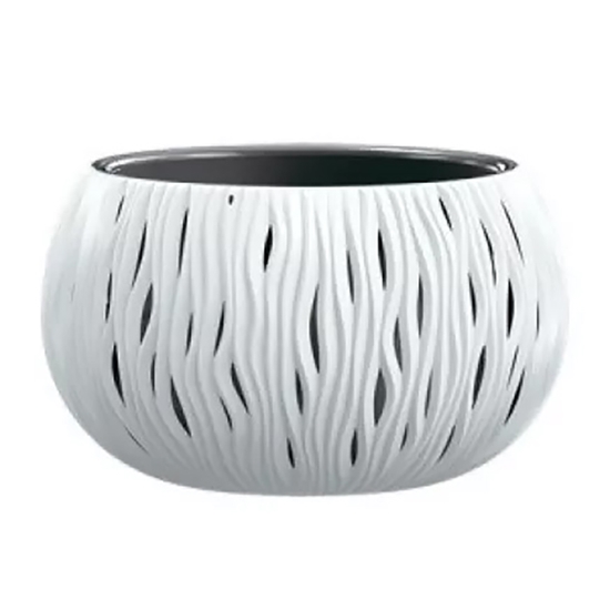 Picture of Puķu pods Bowl Sandy balts d15cm