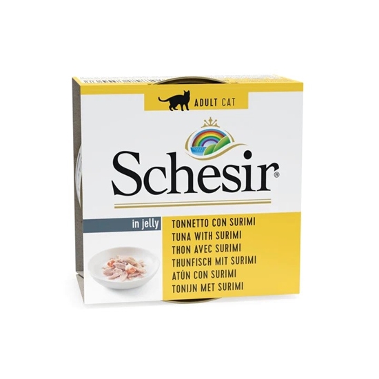Изображение SCHESIR in jelly Tuna with surimi - wet cat food - 85 g