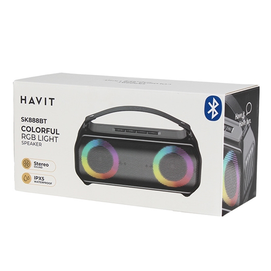 Picture of Skanda portatīvā Havit BT, AUX, microSD, USB 8h mitrumdroša