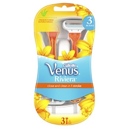 Picture of Skuveklis Gillette Venus Riviera vienreizlietojamie 3gab.