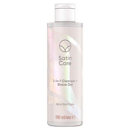 Attēls no Skūšanās želeja Satin Care 2in1 cleanser + Shave 190ml