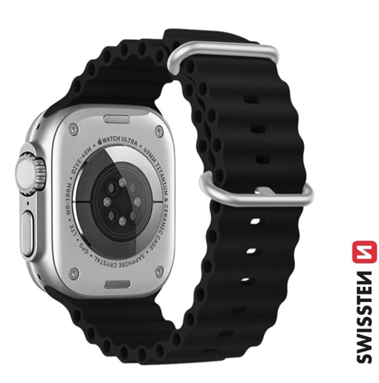 Picture of Swissten Marine Silicone Band for Apple Watch 42 / 44 / 45 / 49 mm