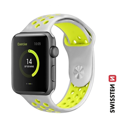 Attēls no Swissten Sport Silicone Band for Apple Watch 38 / 40 mm