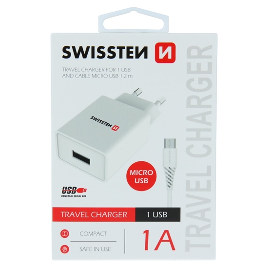 Picture of adowarka Swissten 1x USB-A 1 A (22061000)