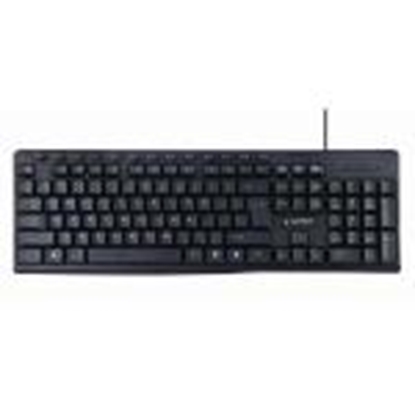 Attēls no Tastatūra KB-UM-107 Multimedia USB ENG melna Gembird