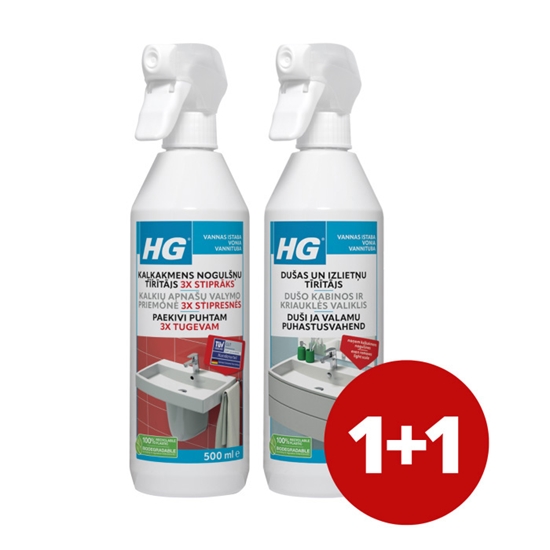 Picture of Tīr.līdz.kaļķakm.noņemš.HG 3x stiprāks 0.5L + HG Dušas un iz