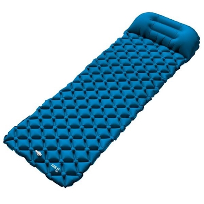 Attēls no Tūristu paklājiņš NC4006 TURQUOISE TOURIST MAT WITH PUMP NILS CAMP