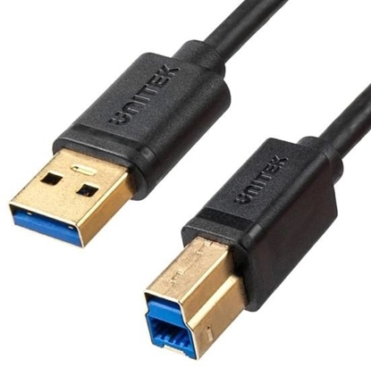 Attēls no Unitek Tybe-A/B Cable USB 3.0 / 5Gbit/s / 2m
