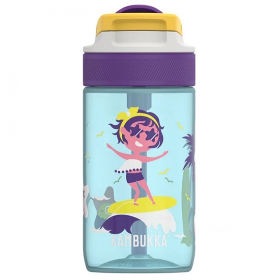 Picture of Ūdens pudele Lagoon bērniem 400ml Surf Girl, Tritan plastmas