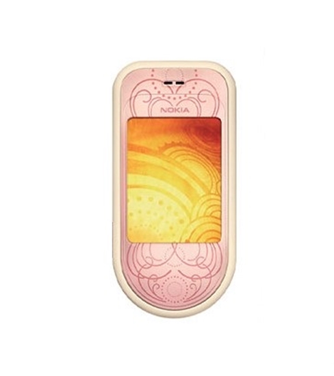 Picture of Vidējais augšējais korpuss Nokia 7370 7373 Pink Originals