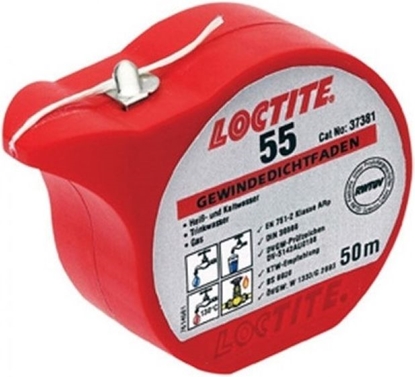 Изображение Vītņu blīv. diegs Loctite 55 50m