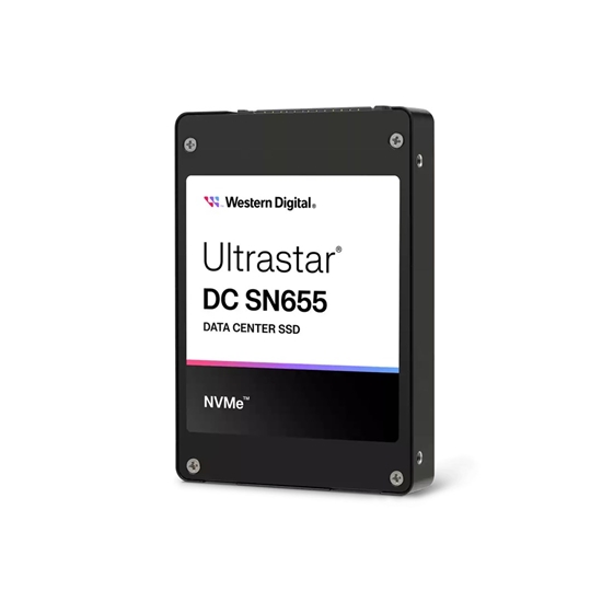 Picture of Western Digital Ultrastar DC SN655 U.3 15.4 TB PCI Express 4.0 3D TLC NAND NVMe ISE (0TS2463)