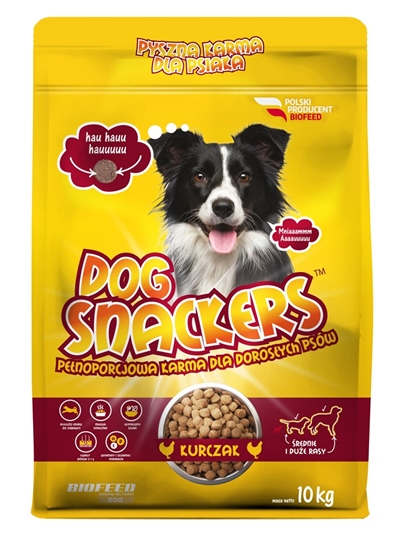 Изображение BIOFEED Dog Snackers Adult medium & large Chicken - dry dog food - 10kg