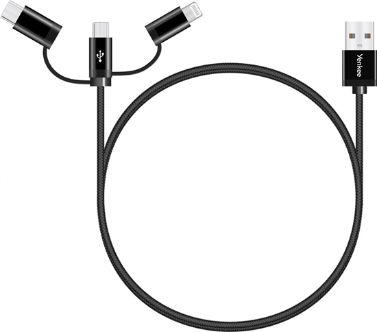 Picture of Kabel USB A na USB C/Micro USB/Lightning 2.1/3/2.4 A 