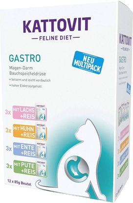 Attēls no KATTOVIT Feline Diet Gastro - wet cat food - 12 x 85g