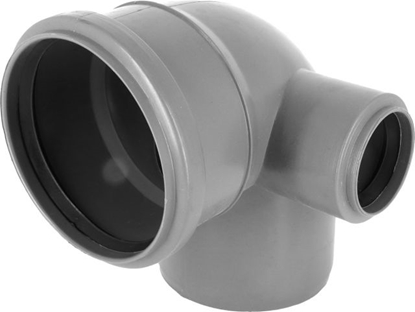 Picture of Līkums D 110/90˚ ar labo atzaru Dn50