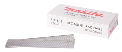 Attēls no Makita Gauge Brad Nails 1,2x25mm F-31883  5000 pcs.
