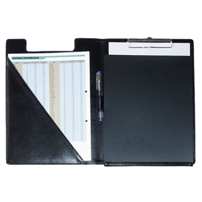 Picture of Mape-planšete Luxe ar vaku, A4 formāts, melna, ādas imitācija