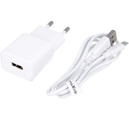 Attēls no Maxlife MXTC-01 USB charger + Type C cable 1m