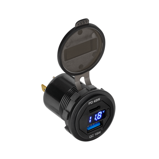 Picture of Peiying CHR0007 Built-in Car Charger USB-C / PD / 63W