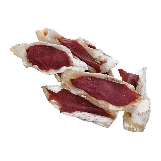Picture of PETITTO Rabbit ear stuffed with duck - dog treat - 500 g