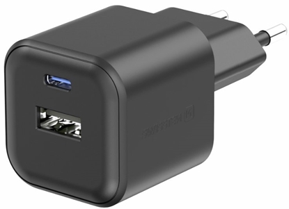 Изображение Swissten Travel Charger 12W USB-C / USB-A
