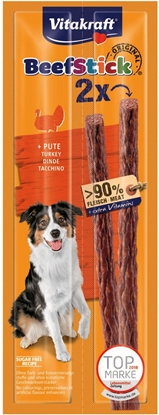 Picture of VITAKRAFT Beef Stick with turkey - dog treat - 2x12 g