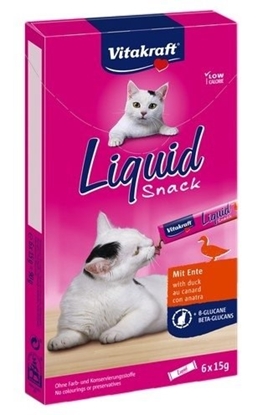 Picture of VITAKRAFT Liquid Snack Duck - cat treats - 6 x 15g