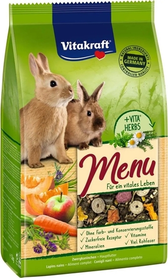 Изображение VITAKRAFT Menu Vital - rabbit food - 3kg