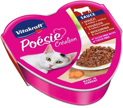 Attēls no VITAKRAFT POESIE CREATION SOS beef/carrot - wet cat food - 85 g