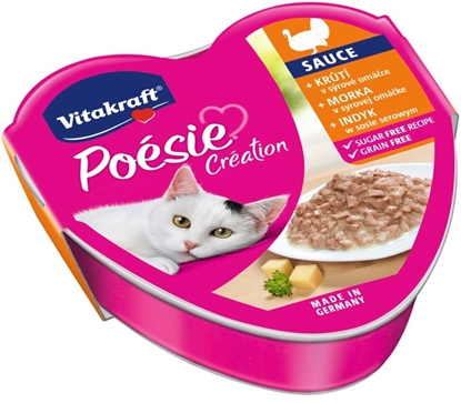 Attēls no VITAKRAFT POESIE CREATION SOS turkey/cheese - wet cat food - 85 g