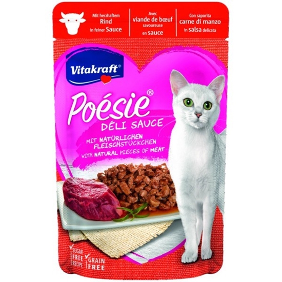 Picture of VITAKRAFT POESIE DELICE beef - wet cat food - 85 g