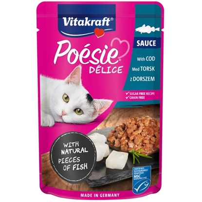Attēls no VITAKRAFT Poesie Delice blackfish - wet cat food - 85 g