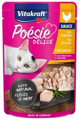 Attēls no VITAKRAFT POESIE DELICE chicken - wet cat food - 85 g